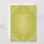 Invitation de mariage hindou indien avec image per (Devant)