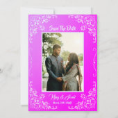 Invitation de mariage hindou indien avec image per (Dos)