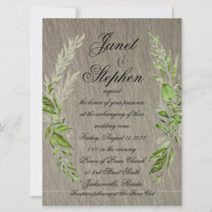 Invitation de mariage Indian River Flat