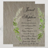 Invitation de mariage Indian River Flat (Devant / Derrière)