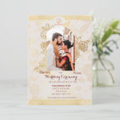 Invitation de mariage indien (Debout devant)