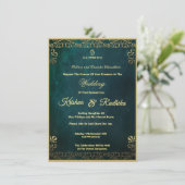 Invitation de mariage indien (Debout devant)