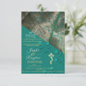 Invitation de mariage indien (Debout devant)