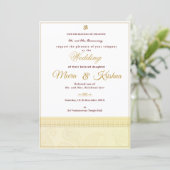 Invitation de mariage indien (Debout devant)