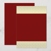Invitation de mariage indien (Devant / Derrière)