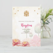 Invitation de mariage indien numérique Mariage hin (Debout devant)