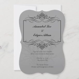 Invitation de mariage inspirée de Poe