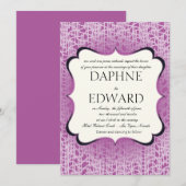 Invitation de mariage - invitation de mariage (Devant / Derrière)
