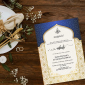 Invitation de mariage islamique | 6 couleurs de to