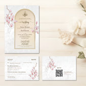 Invitation de mariage islamique Nikah avec Bismill
