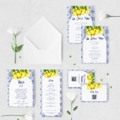 Invitation de mariage italienne Lemon La Dolce Vit