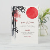 Invitation de mariage japonaise (Debout devant)