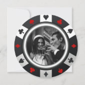 Invitation de mariage jeton de poker Casino Las Ve (Dos)