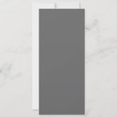 Invitation de mariage juif hébreu gris argent (Dos)