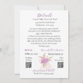 Invitation de mariage La Boca Rosa Sheer bow Bouqu (Dos)