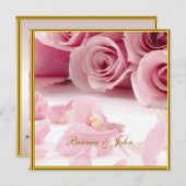 Invitation de mariage la plus populaire et élégant (Devant / Derrière)