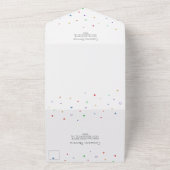 Invitation de mariage LGBT Ombre & Étoiles Arc-en- (Dehors)