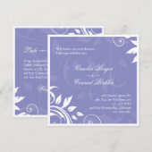 Invitation de mariage luxueuse - Texte allemand 2 (Devant / Derrière)