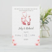 invitation de mariage médical (Debout devant)