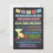 Invitation de mariage mexicaine après la fête (Devant)