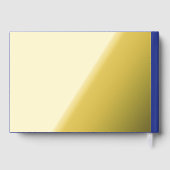 Invitation de mariage minimale en bleu profond (Verso)