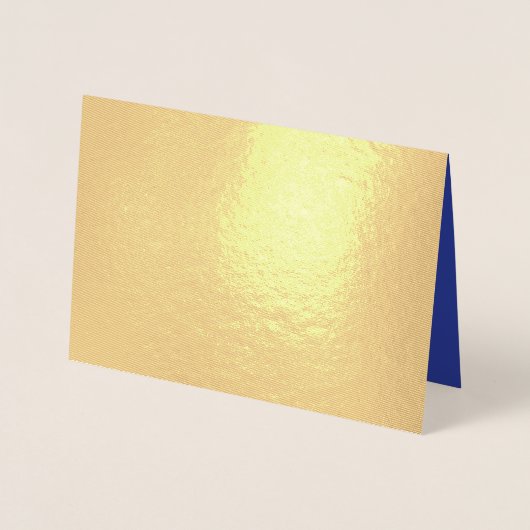 Invitation de mariage minimale en bleu profond (Devant)