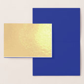 Invitation de mariage minimale en bleu profond (Affichage)