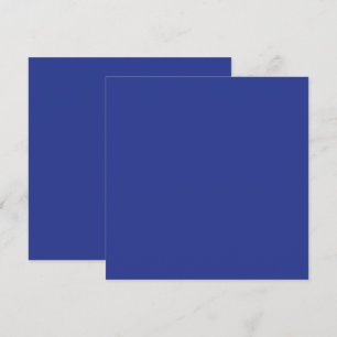 Invitation de mariage minimale en bleu profond