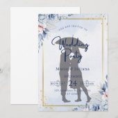 invitation de mariage minimaliste (Devant / Derrière)