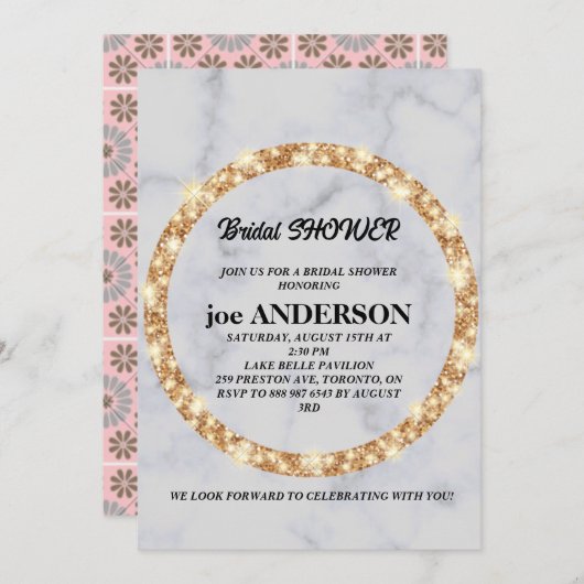 Invitation de mariage minimaliste écriture manuscr (Devant / Derrière)