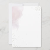 Invitation de mariage minimaliste et élégante (Dos)