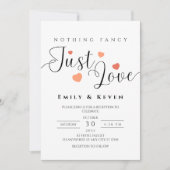 Invitation de mariage minimaliste et élégante (Devant)