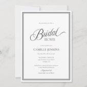 Invitation de mariage minimaliste moderne (Devant)