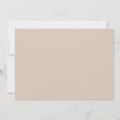 Invitation de mariage minimaliste moderne d'automn (Dos)