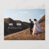 Invitation de mariage minimaliste moderne simple (Devant)