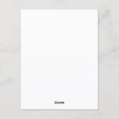 Invitation de mariage minimaliste moderne simple (Dos)