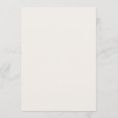 Invitation de mariage minimaliste Sage (Dos)