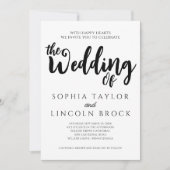 Invitation de mariage modèle 4 (Devant)