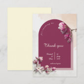 Invitation de mariage moderne (Devant / Derrière)