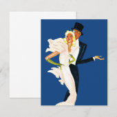 Invitation de mariage moderne Amour et Romance de  (Devant / Derrière)