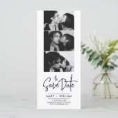 Invitation de mariage moderne avec photomaton pour (Debout devant)