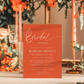 Invitation de mariage moderne calligraphie coucher