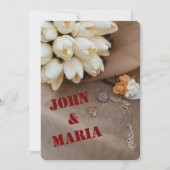 Invitation de mariage moderne | Conception modifia (Devant)
