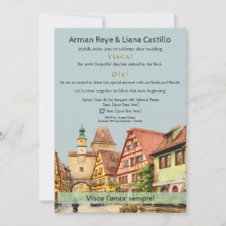Invitation de mariage moderne Élégance virale esth