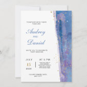 Invitation de mariage moderne élégante, Minimalist (Devant)