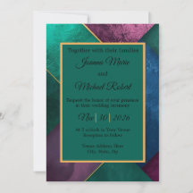 Invitation de mariage moderne Luxe