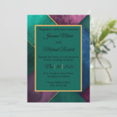 Invitation de mariage moderne Luxe (Debout devant)