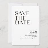 Invitation de mariage moderne minimaliste pour ann (Devant)