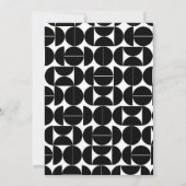 Invitation de mariage moderne Palm (rose) (Dos)