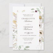 Invitation de mariage moderne, printemps (Devant)